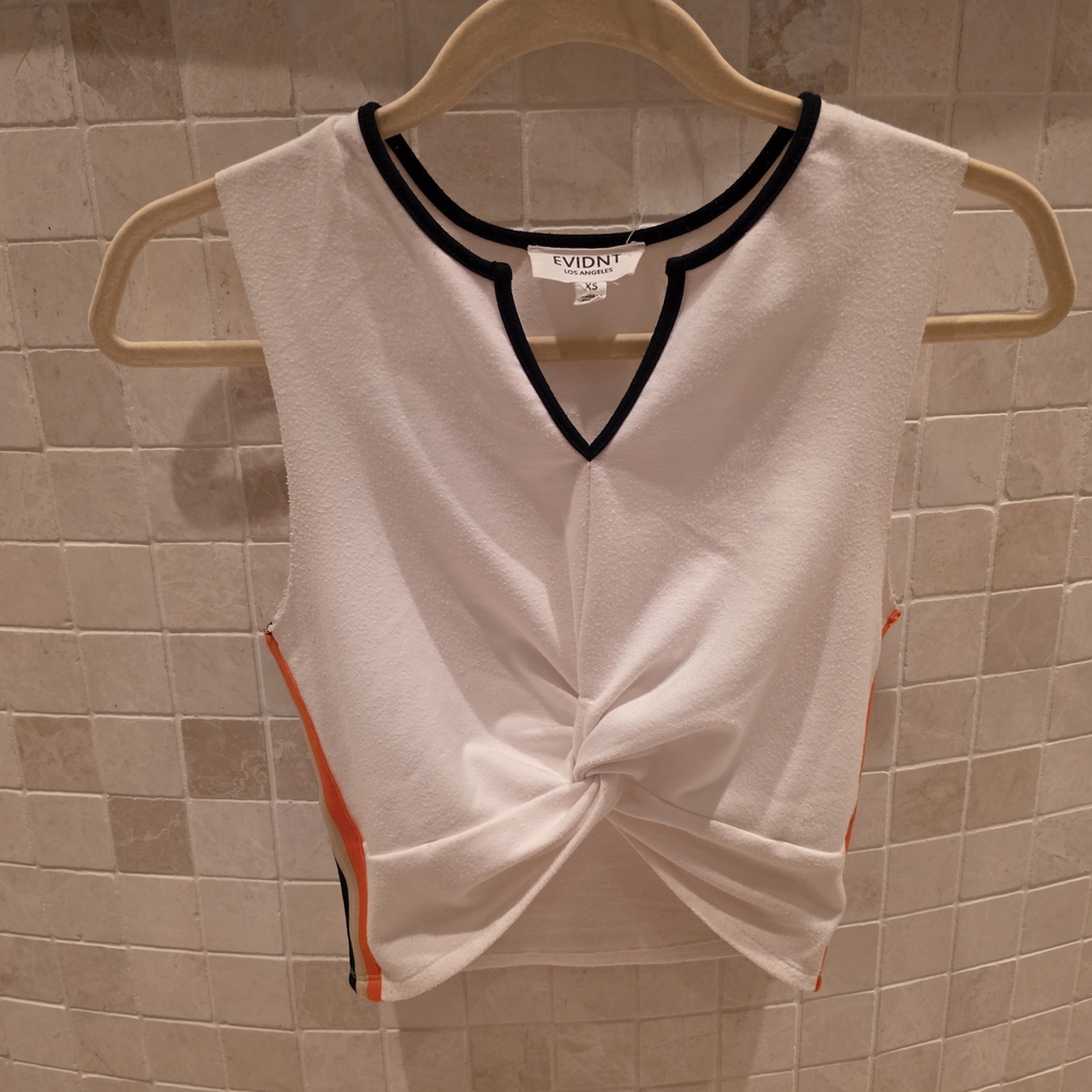 Evidnt Crop Top XS With Stripes